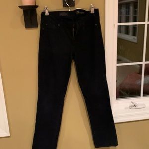 J crew matchstick black corduroys size 28